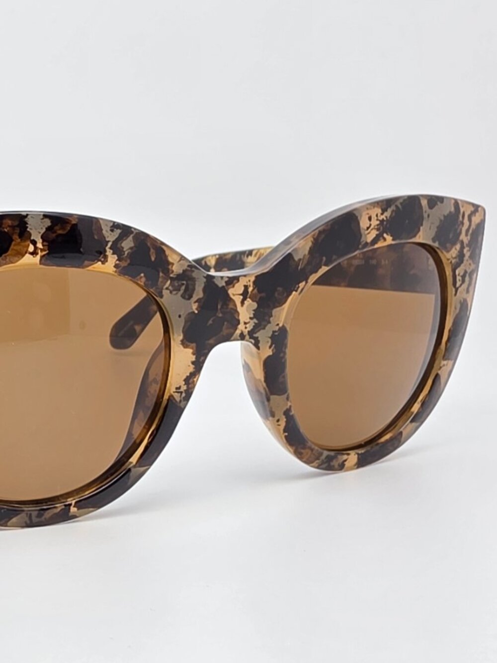 Kate Spade New York Zora Tortoise Frame Brown Lens Cat Eye Sunglasses 49-24-140 - Picture 6 of 13